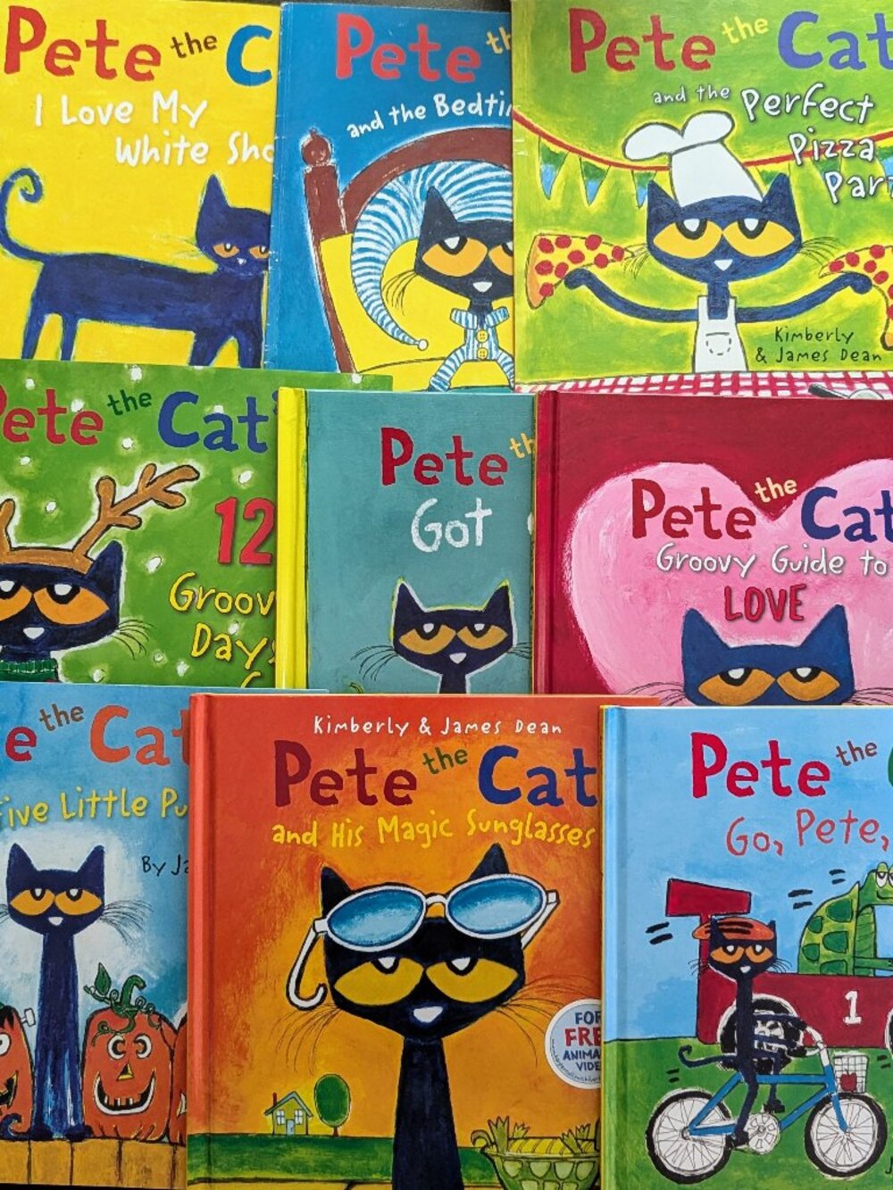 Pete the Cat Children's Books Lot of 9 Hardcover & Paperback